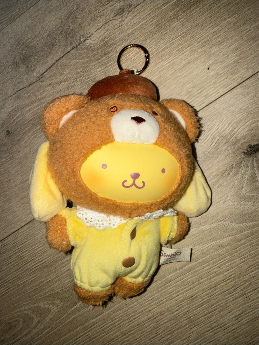 TOPTOY Sanrio Latte Baby Series Pompompurin Vinyl Plush Blind Box Keychain